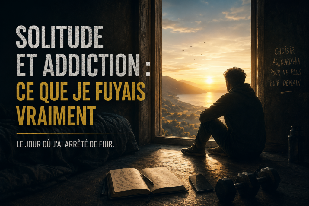 homme qui accepte la solitude et est abstinent